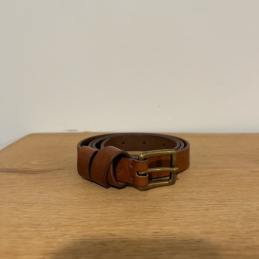 Madewell brown leather belt